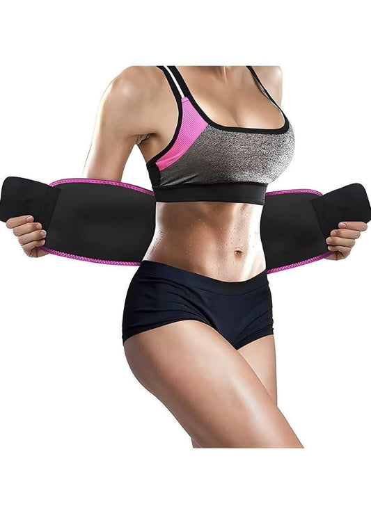 🔥 Sweat Slimming Waist Trainer Belt – Fat Burn Sauna Shaper for Workout & Weight Loss